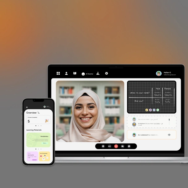 Language Learning with an AI Avatar